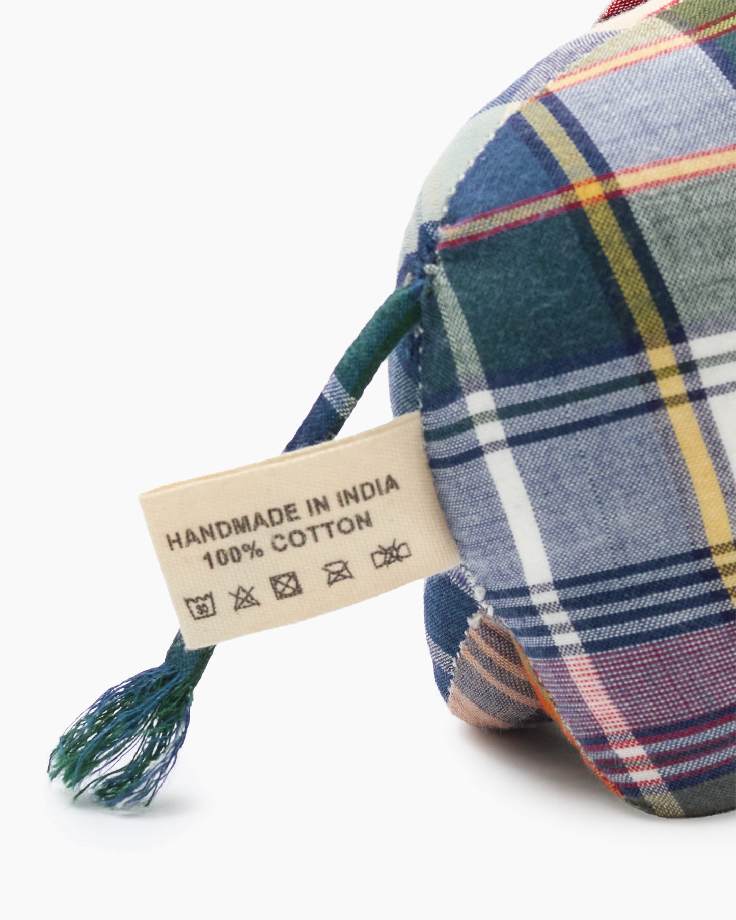 Ivy The Elephant Handwoven Patchwork Madras Figure