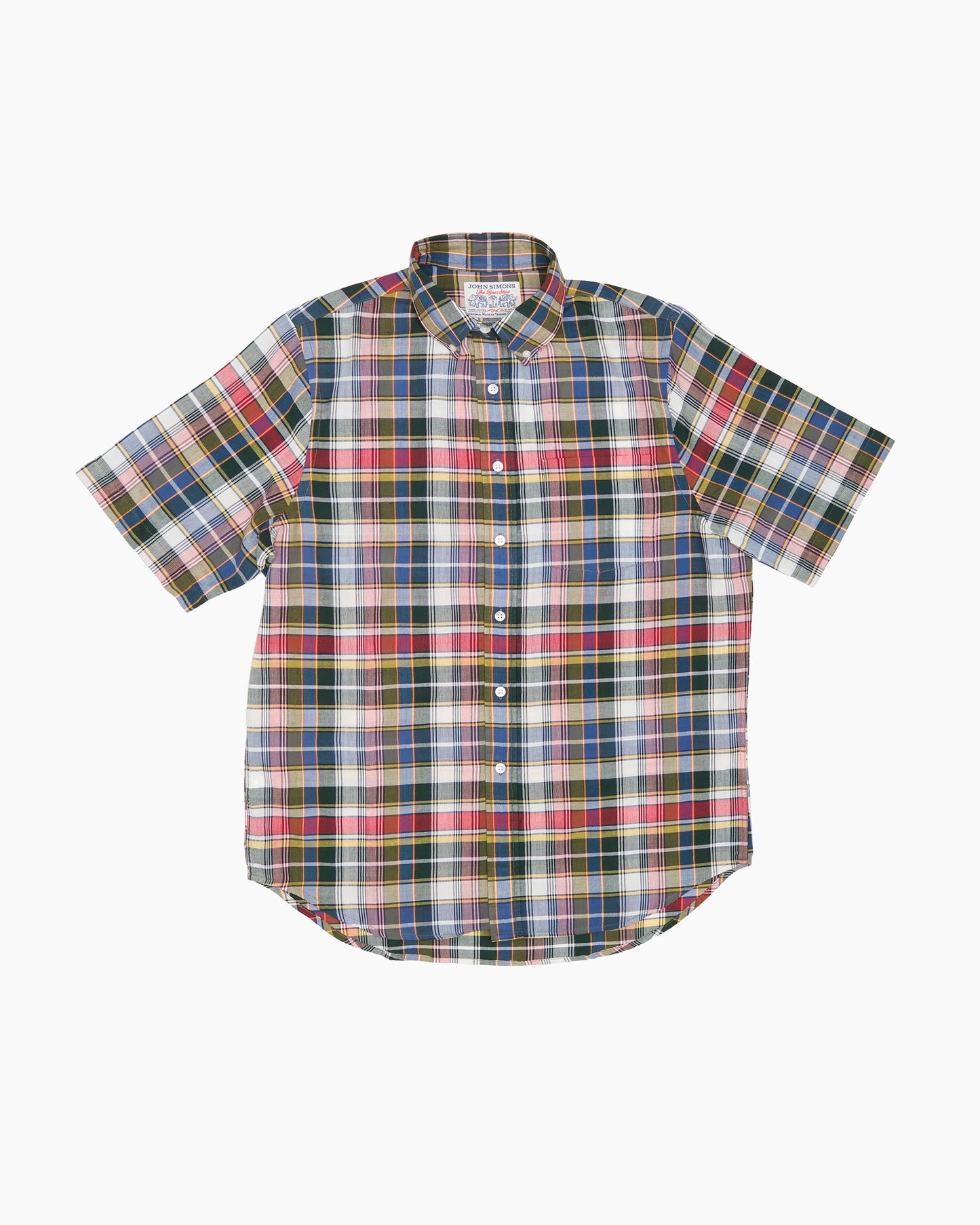 Tyner Handwoven Short Sleeve Madras Shirt