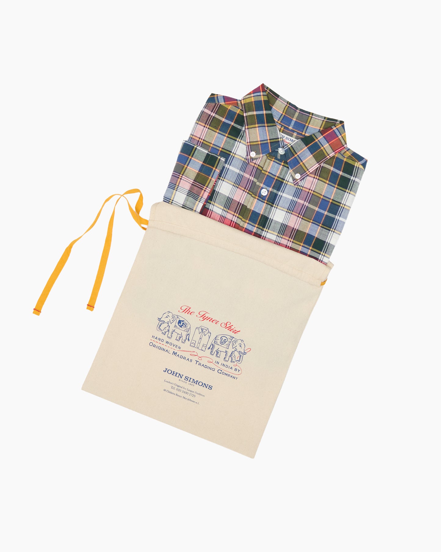 Tyner Handwoven Short Sleeve Madras Shirt