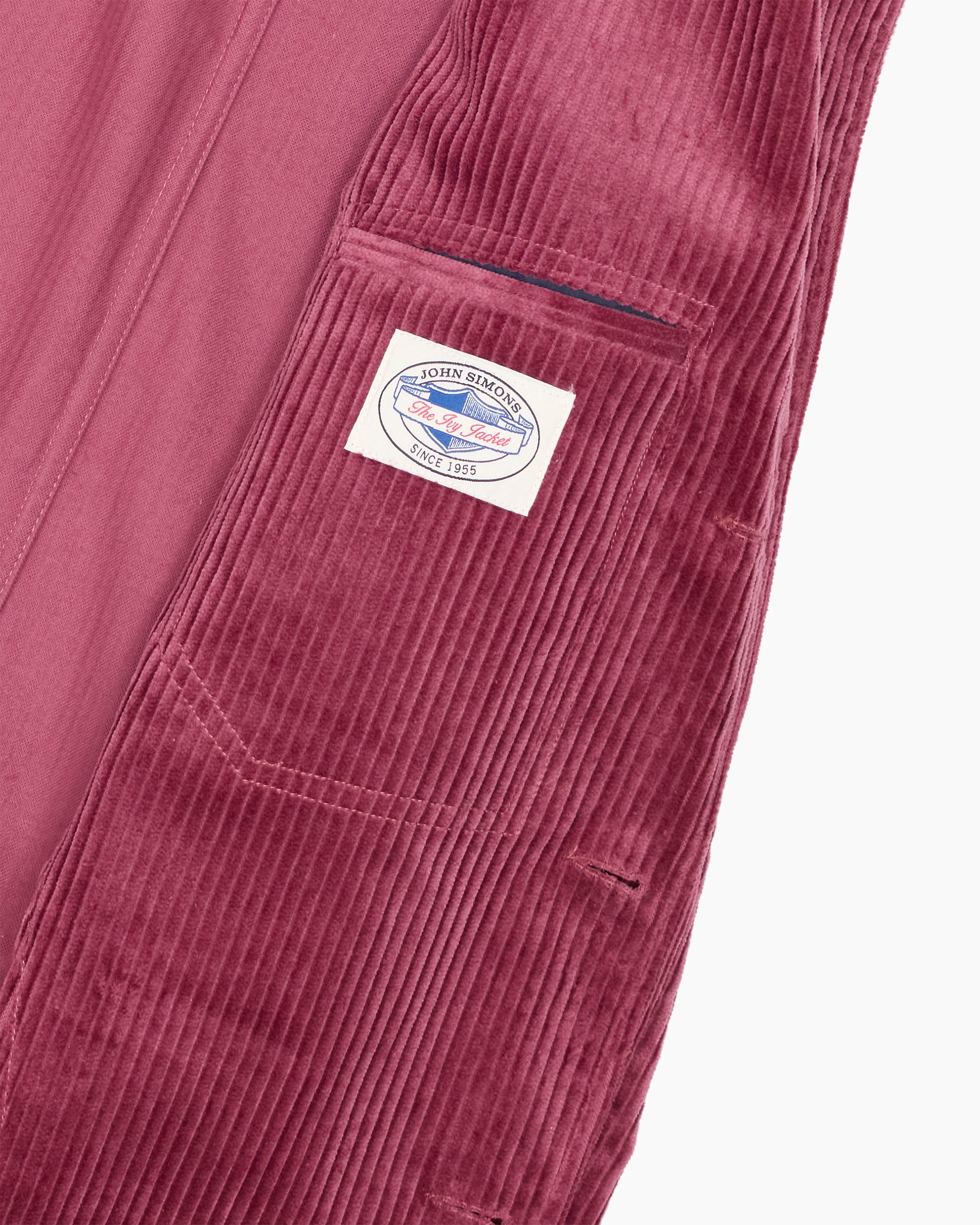 Maroon Corduroy Ivy Jacket – JOHN SIMONS