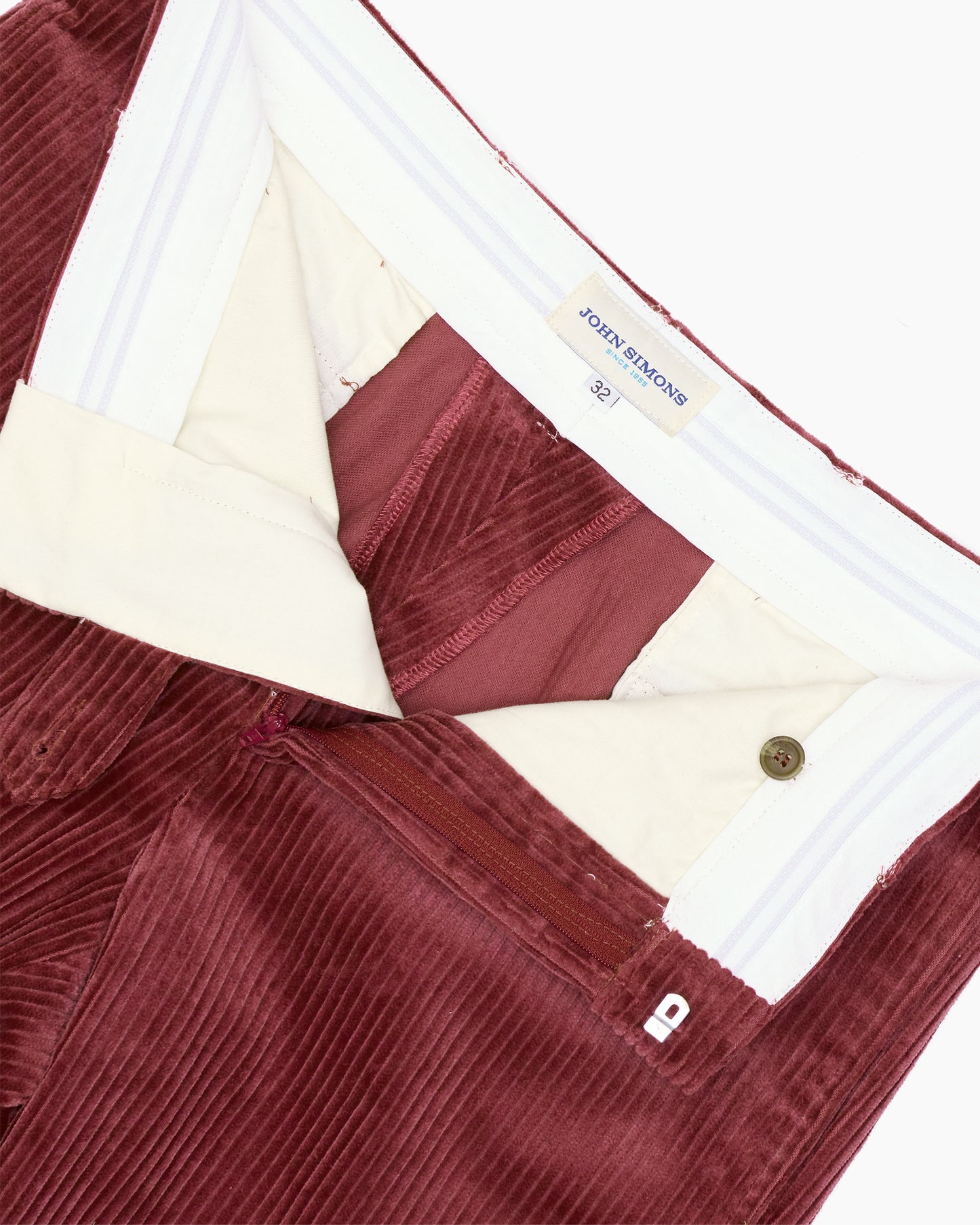 Maroon Corduroy Ivy Trouser