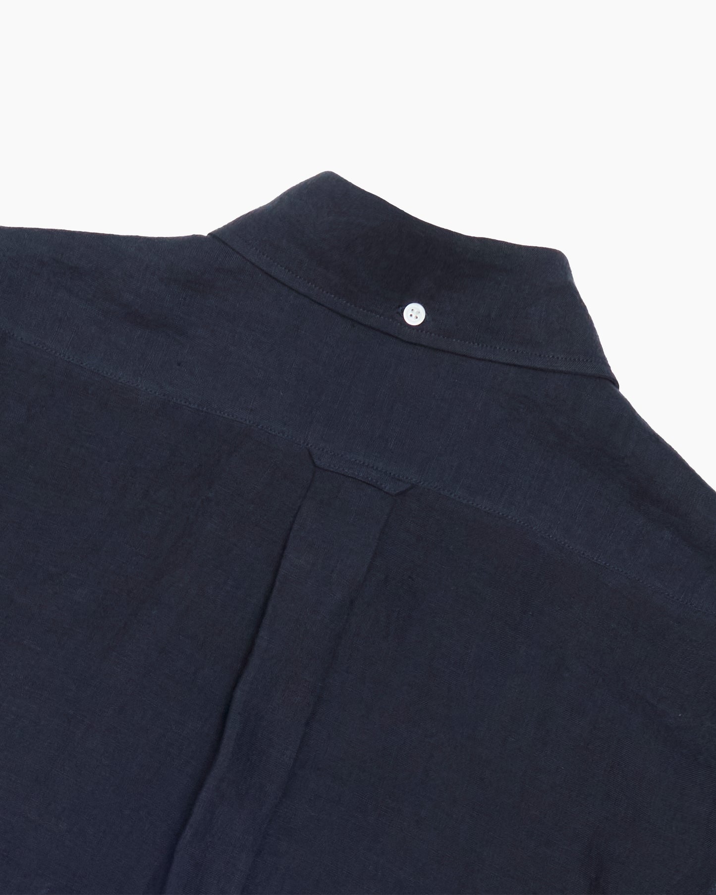 Midnight Navy Japanese Linen Ivy Shirt