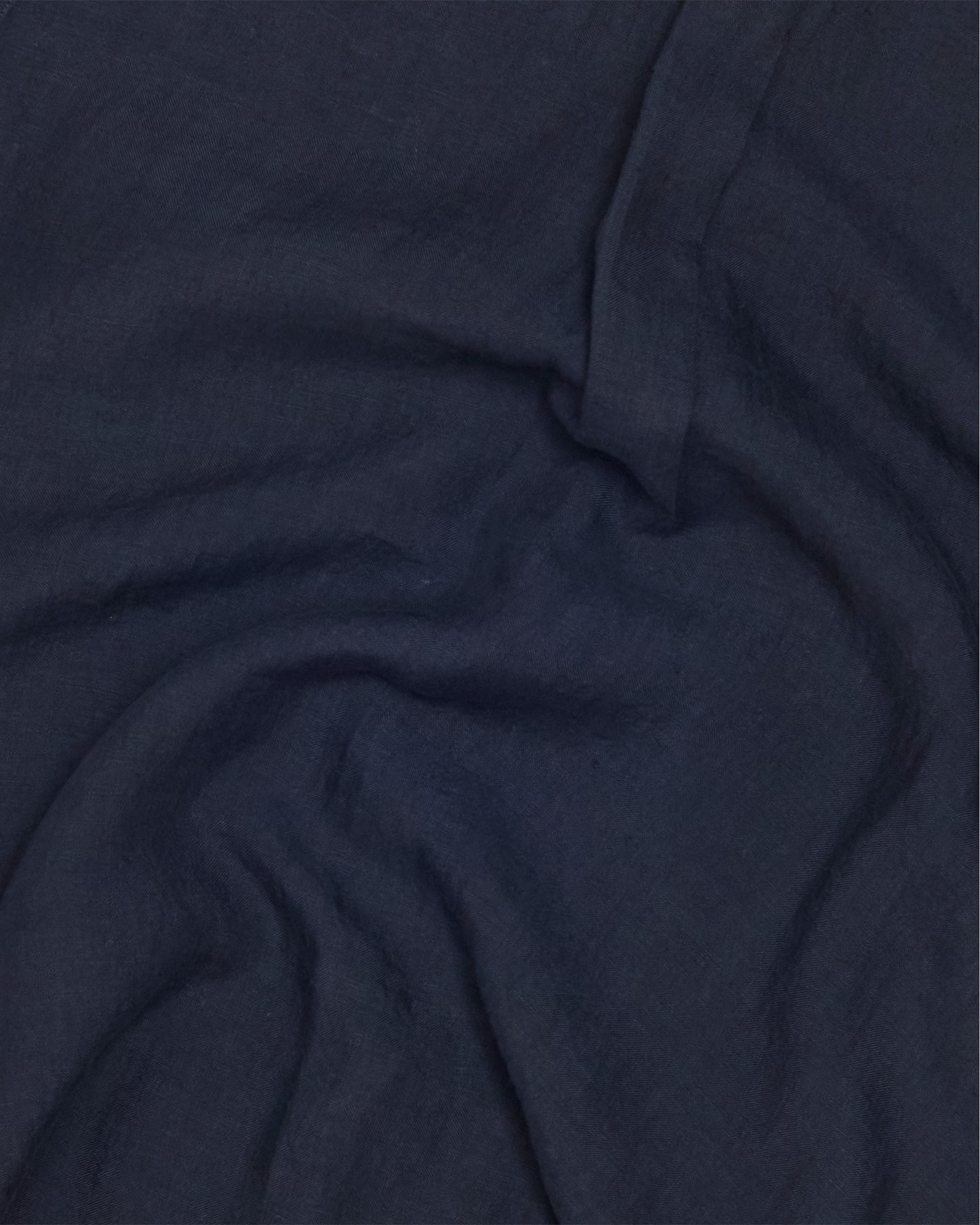 Midnight Navy Japanese Linen Ivy Shirt