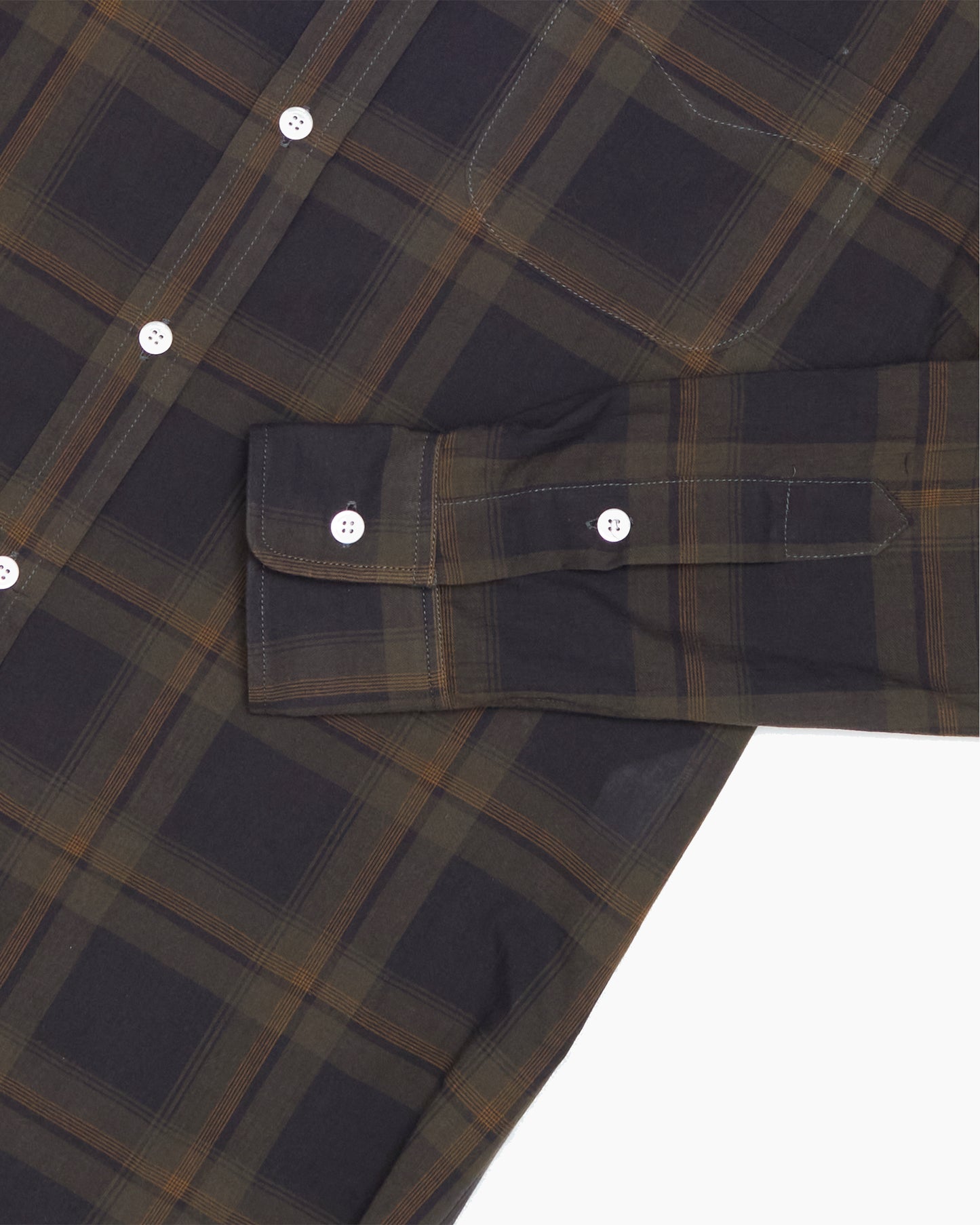 Dark Navy 50s Check Japanese Cotton Ivy Shirt
