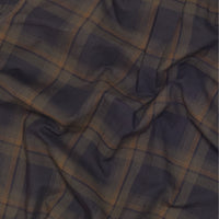 Dark Navy 50s Check Japanese Cotton Ivy Shirt