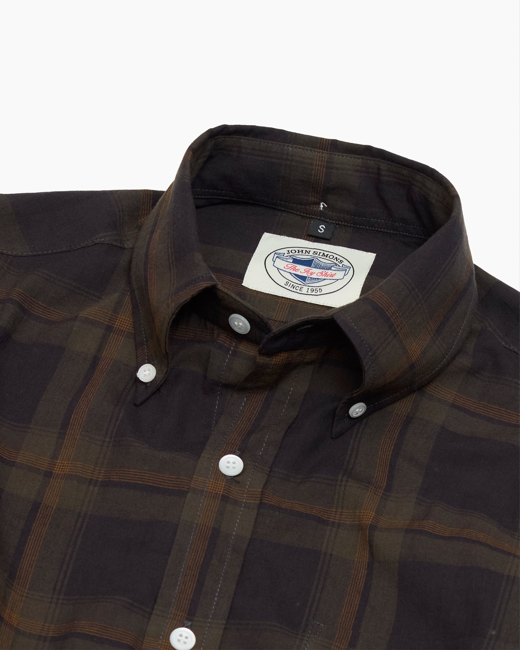 Dark Navy 50s Check Japanese Cotton Ivy Shirt – JOHN SIMONS