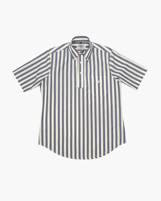 Navy Beach Boy Stripe Popover Ivy Shirt