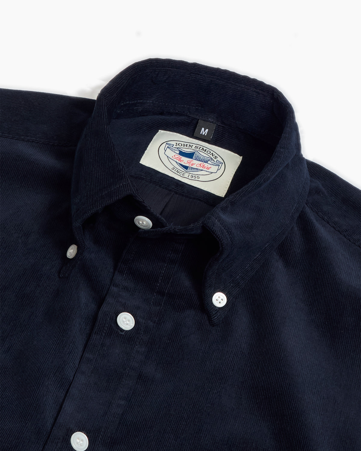 Navy Corduroy Ivy Shirt