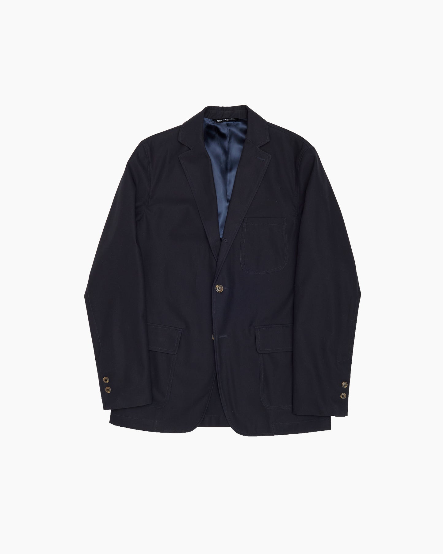 Japanese Navy Cotton Twill Ivy Jacket