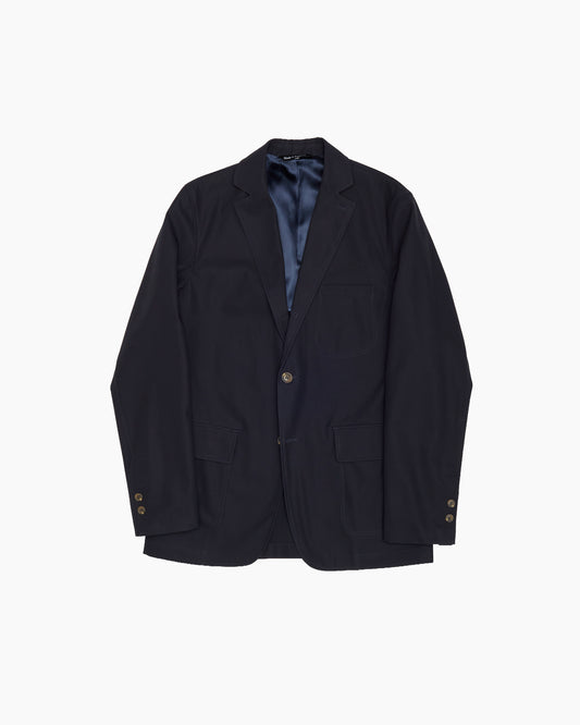 Japanese Navy Cotton Twill Ivy Jacket