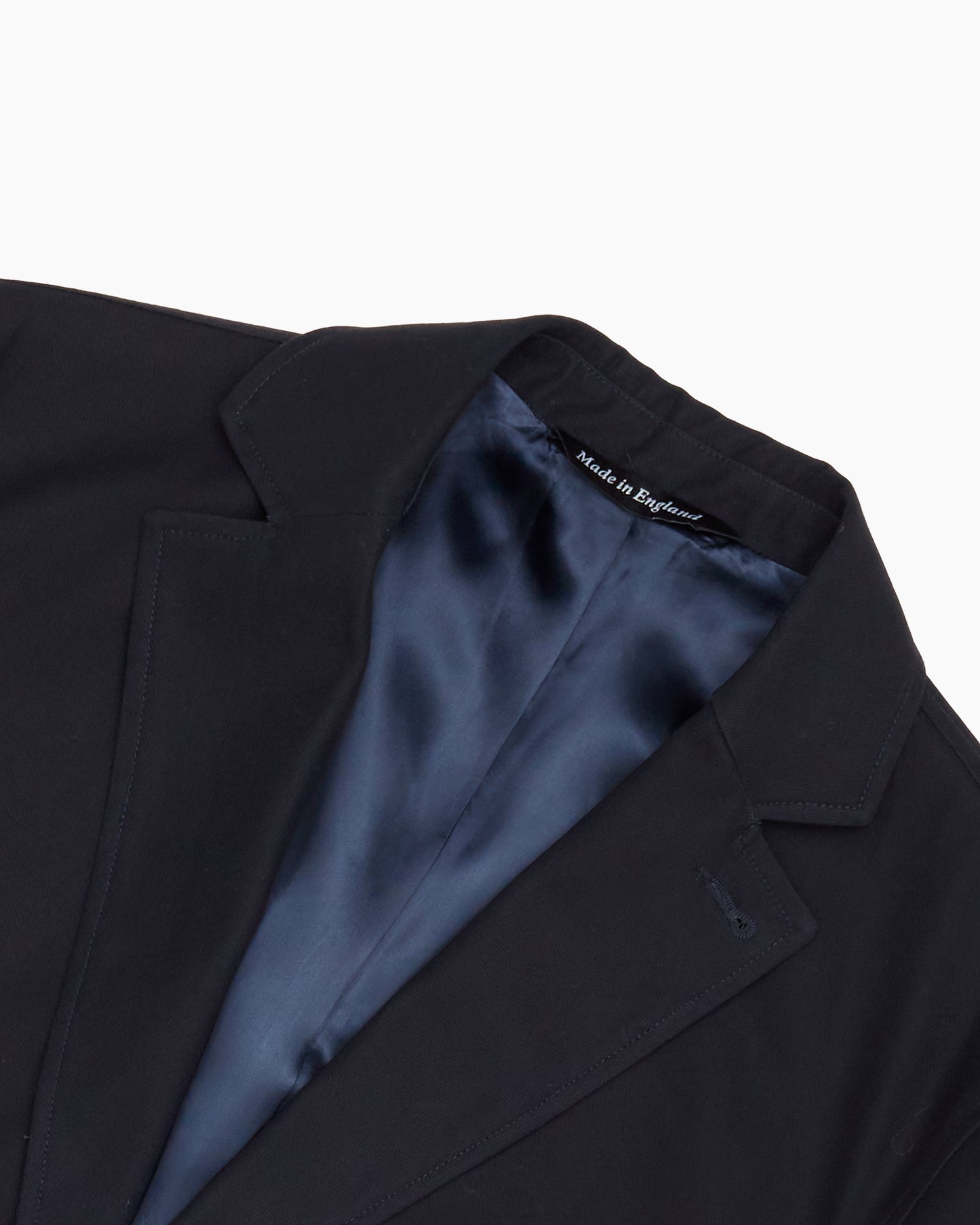 Japanese Navy Cotton Twill Ivy Jacket