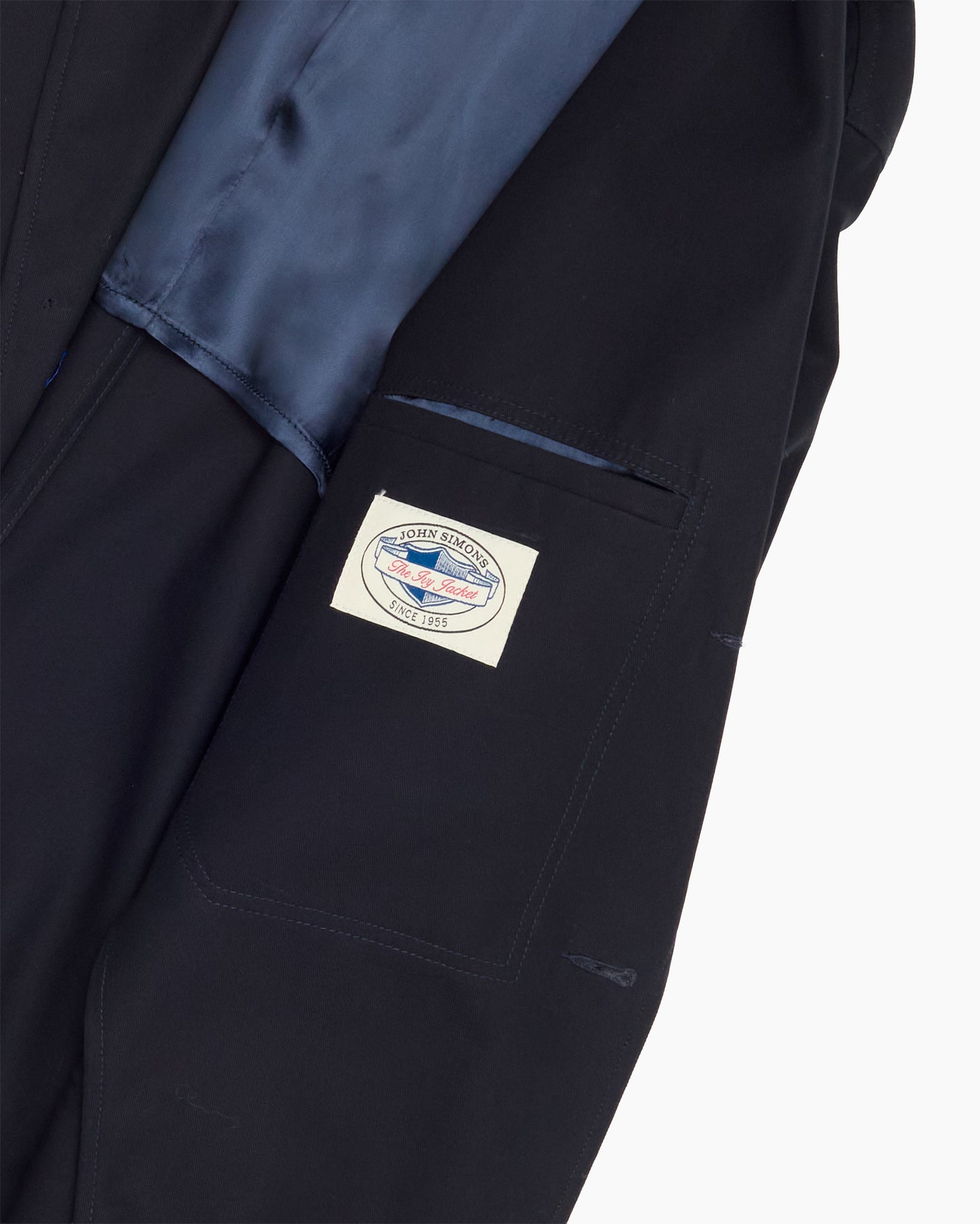 Japanese Navy Cotton Twill Ivy Jacket