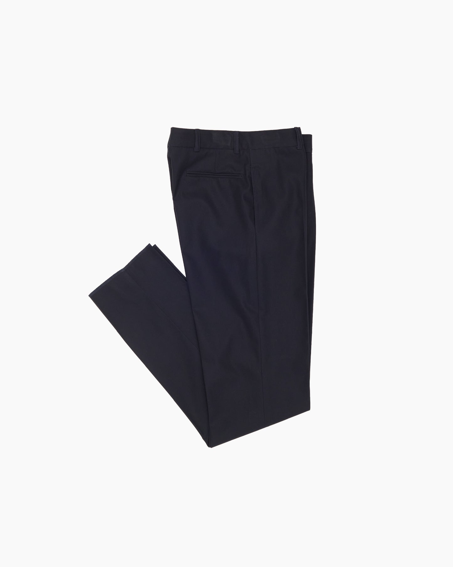 Japanese Navy Cotton Twill Ivy Trouser