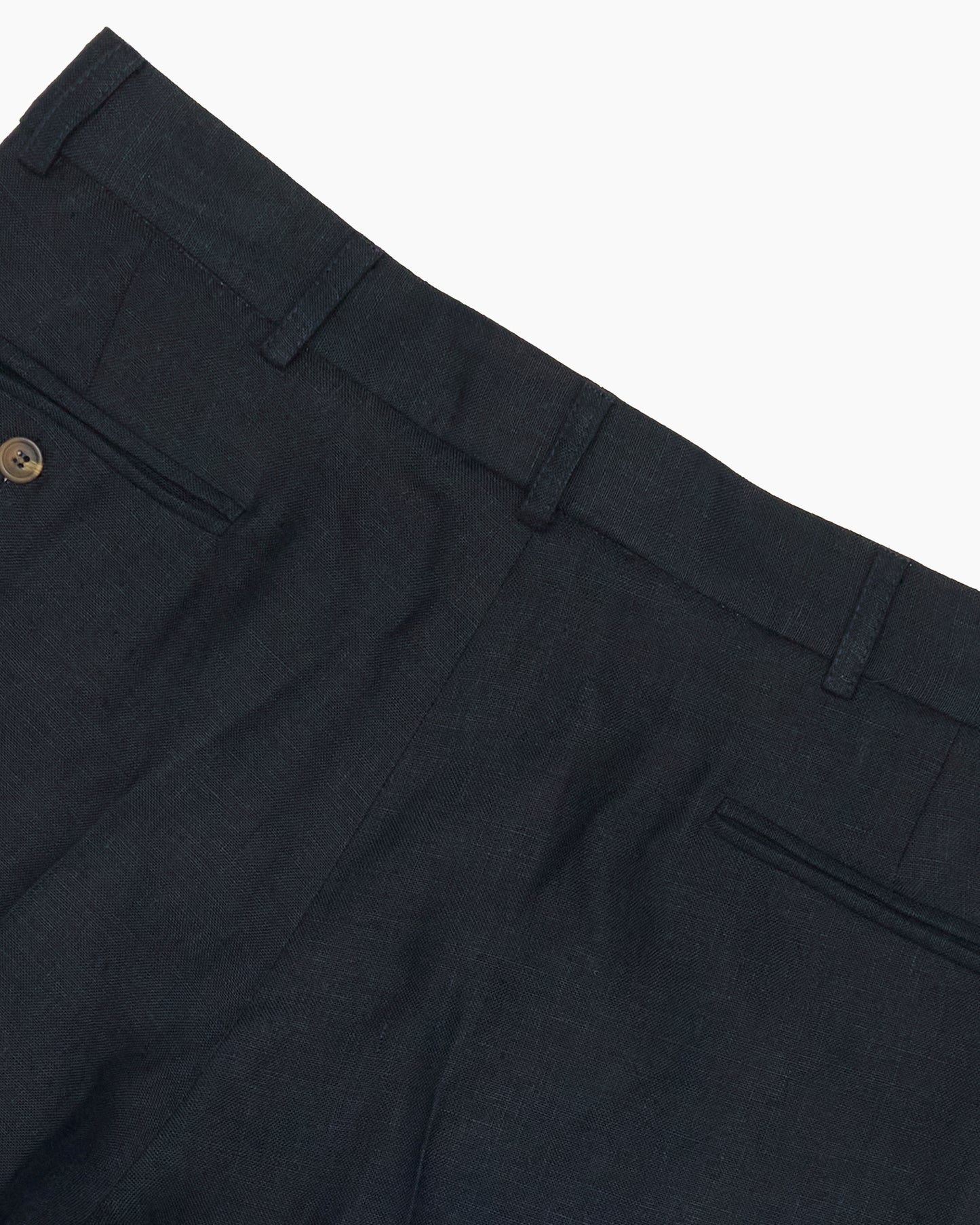 Navy Linen Ivy Trouser