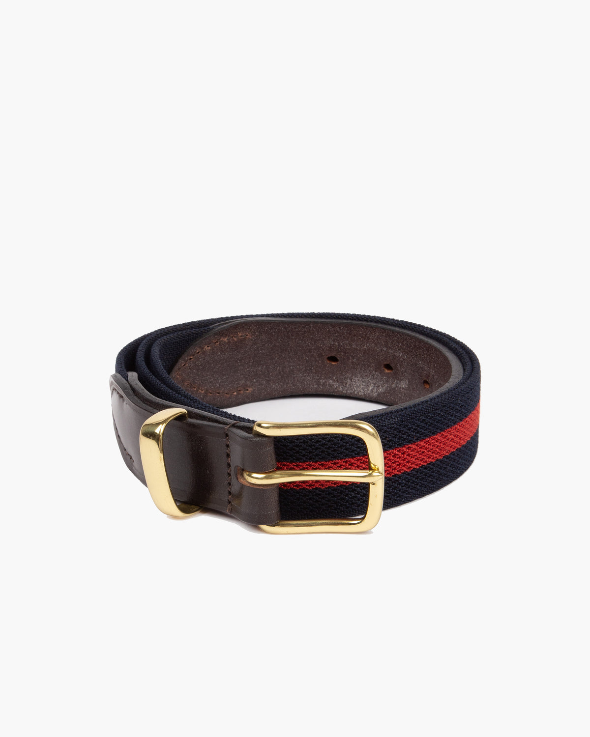 Navy & Red Stripe Stretch Surcingle Belt