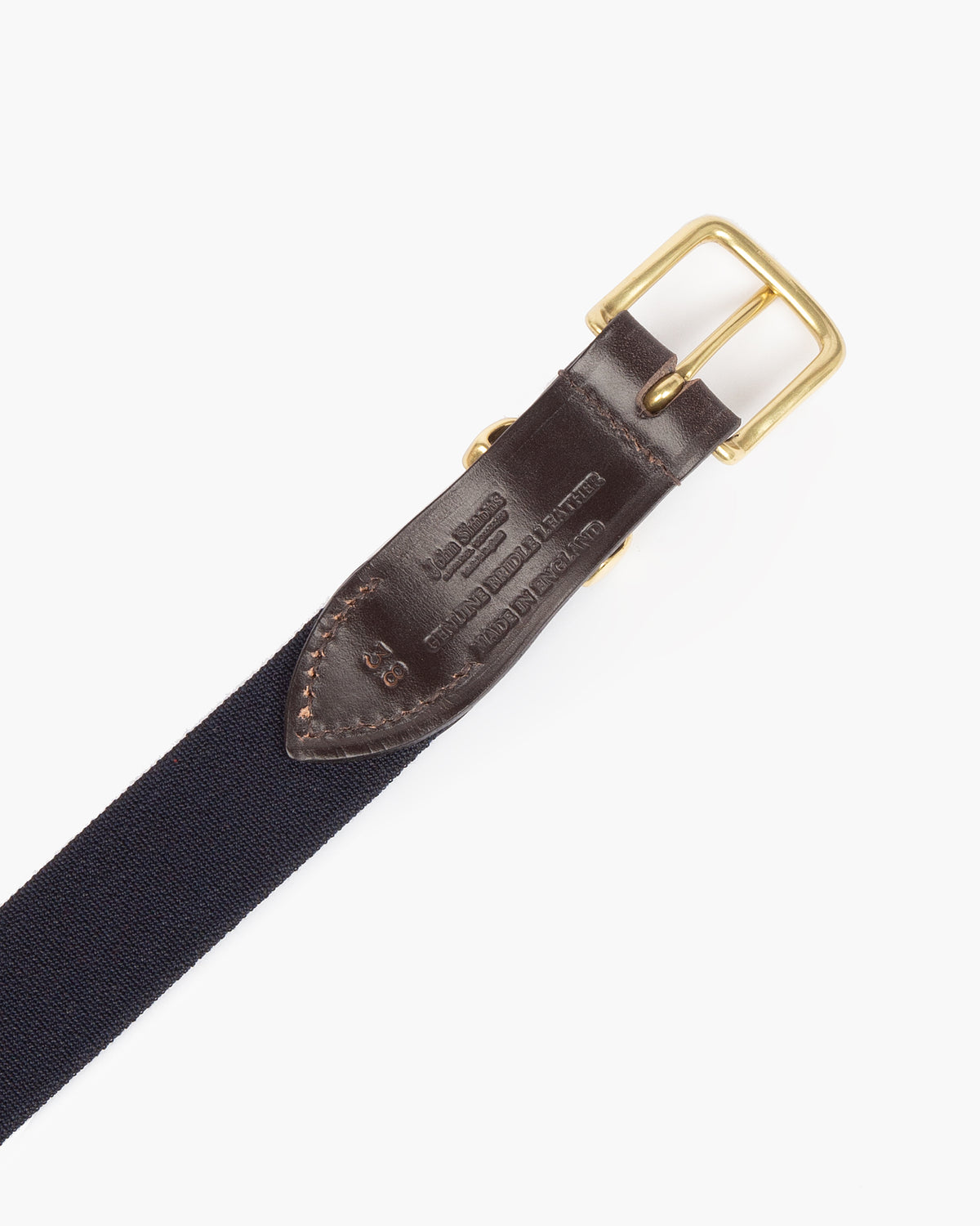 Navy & Red Stripe Stretch Surcingle Belt