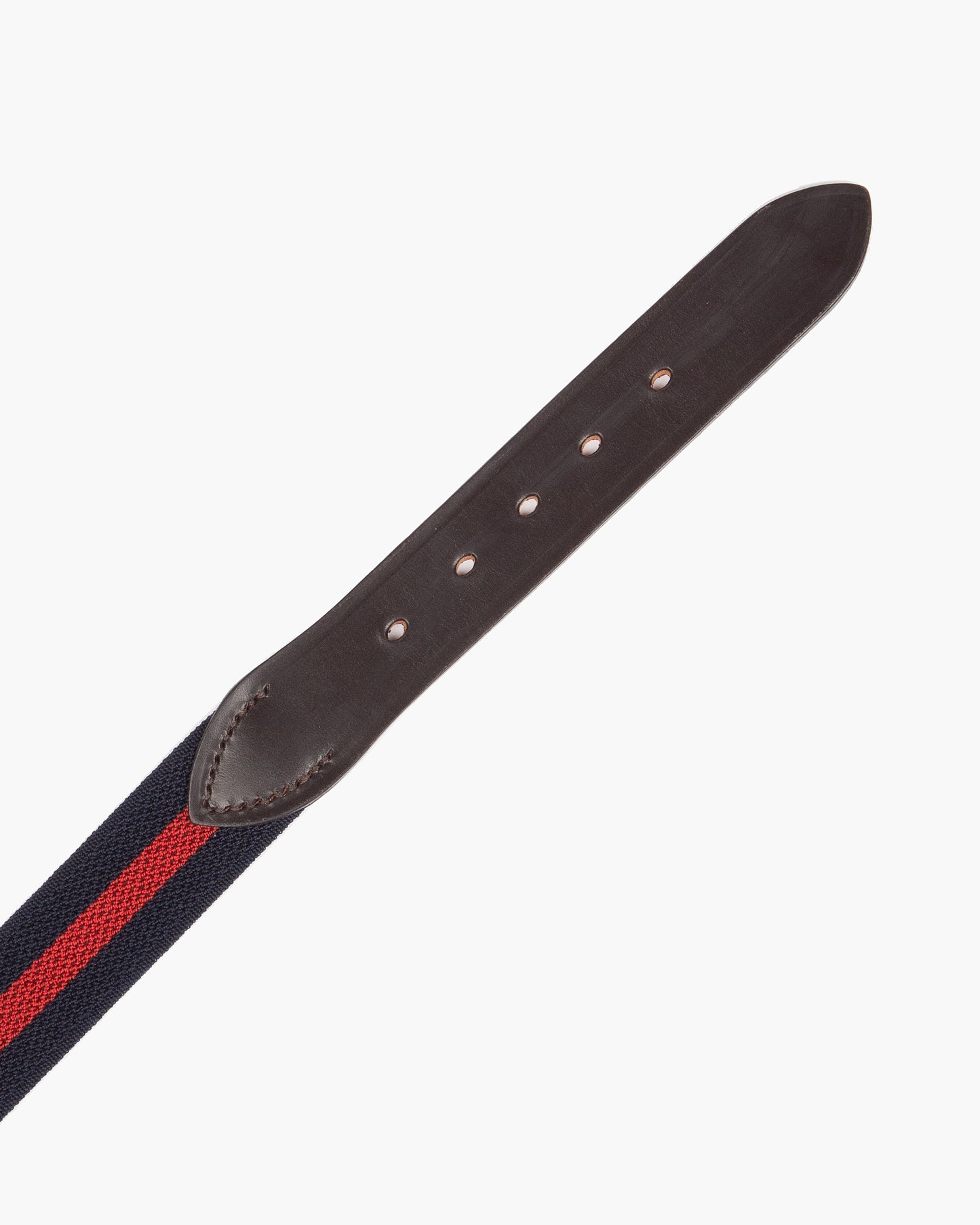 Navy & Red Stripe Stretch Surcingle Belt