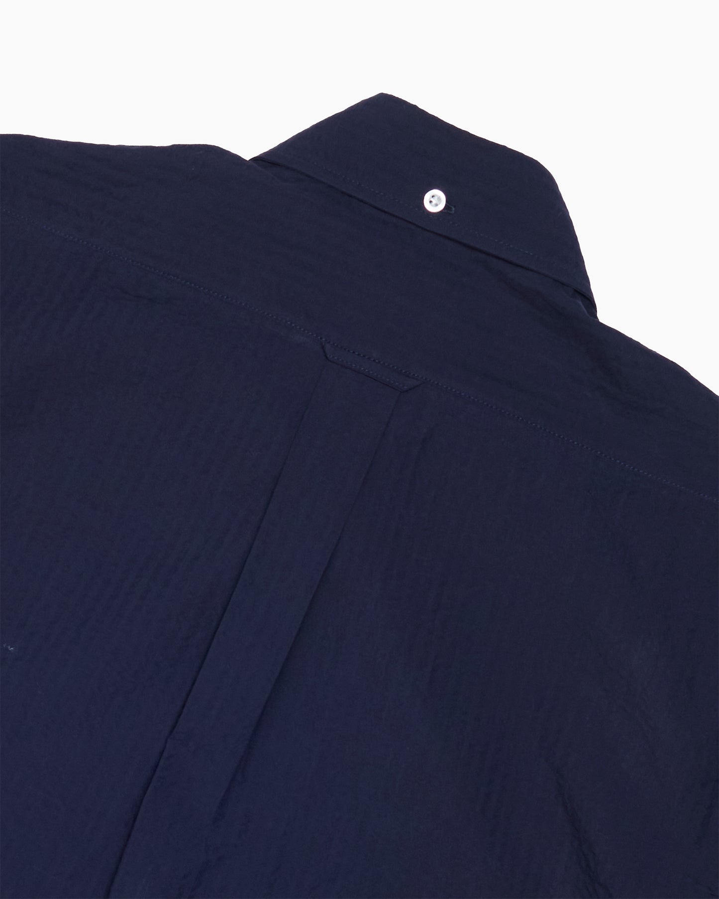 Navy Italian Seersucker Ivy Shirt