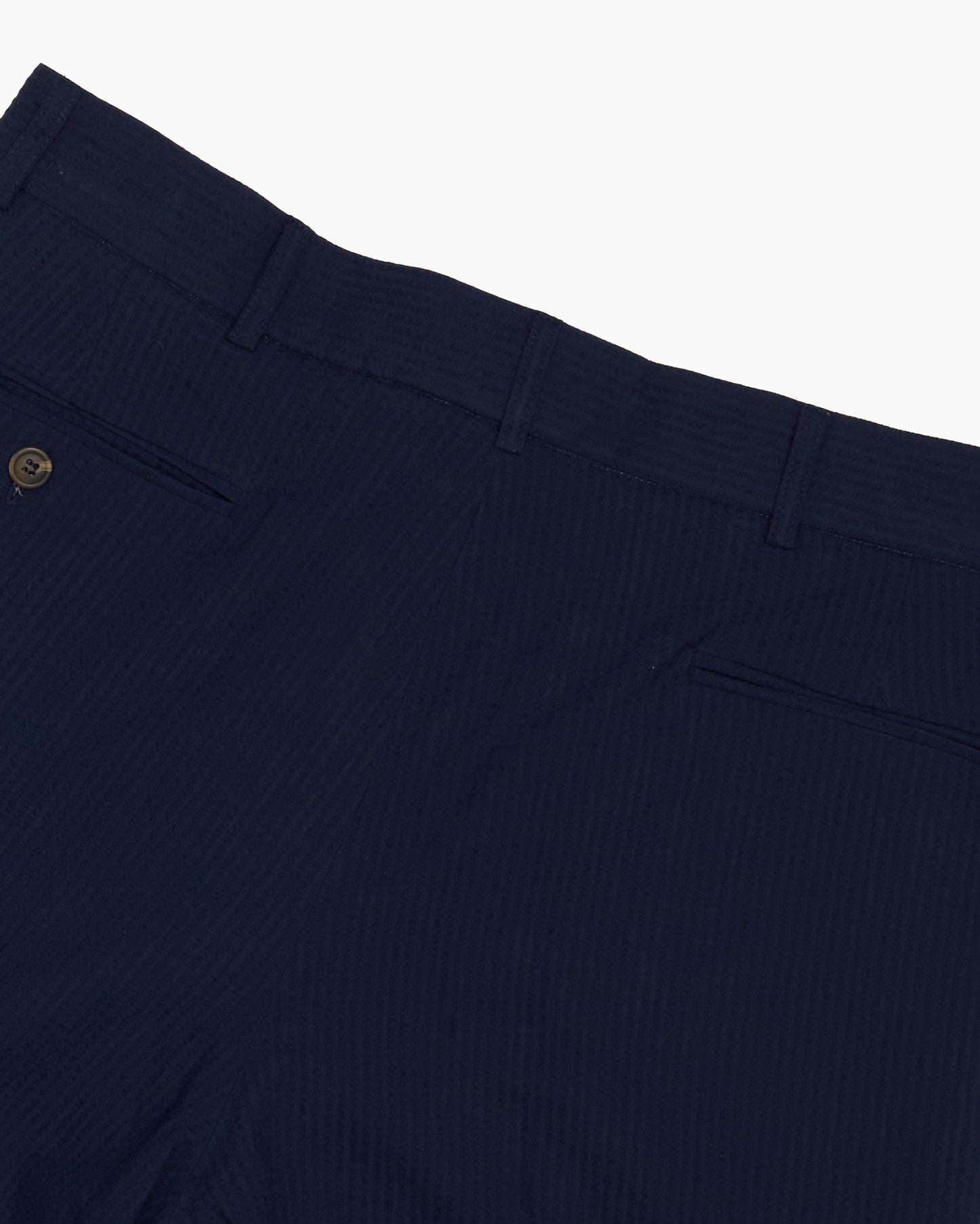 Navy Japanese Seersucker Ivy Trouser