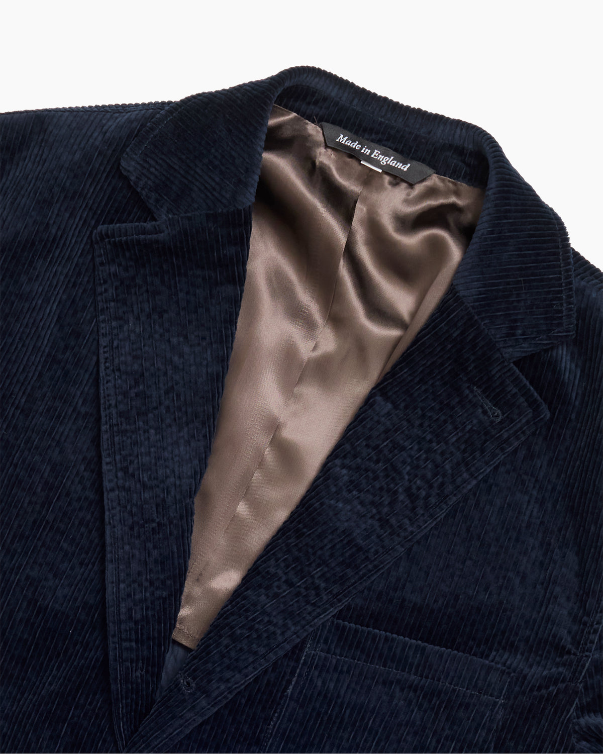 Navy Seersucker Corduroy Ivy Jacket