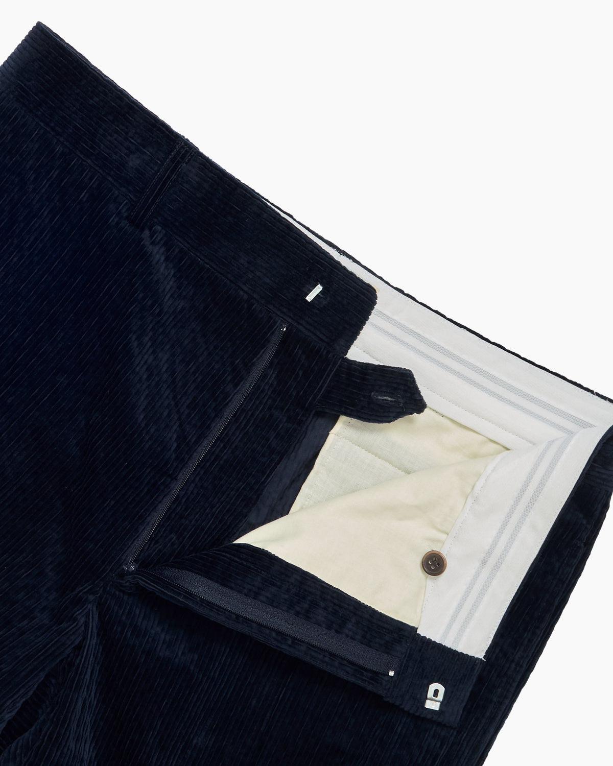 Navy Seersucker Corduroy Ivy Trouser