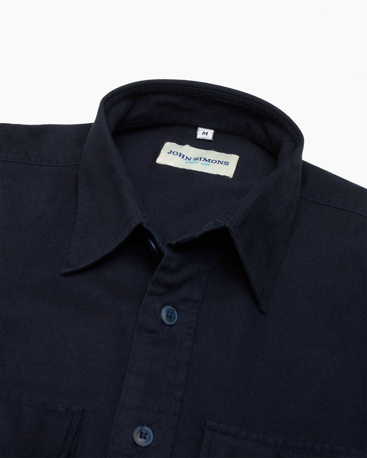 Navy Cotton Twill Two-Pocket USMC Shirt