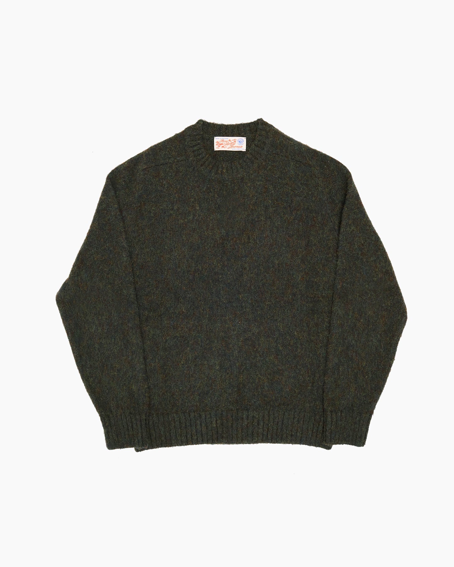 Nori Melange Brushed Shetland Knit Jumper