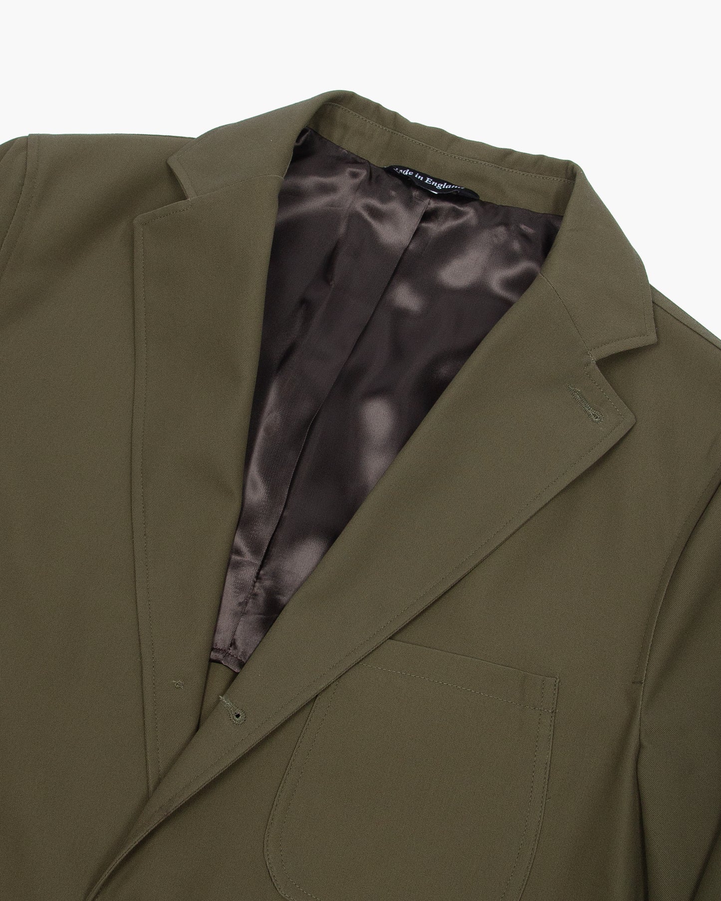 Japanese Olive Cotton Twill Ivy Jacket