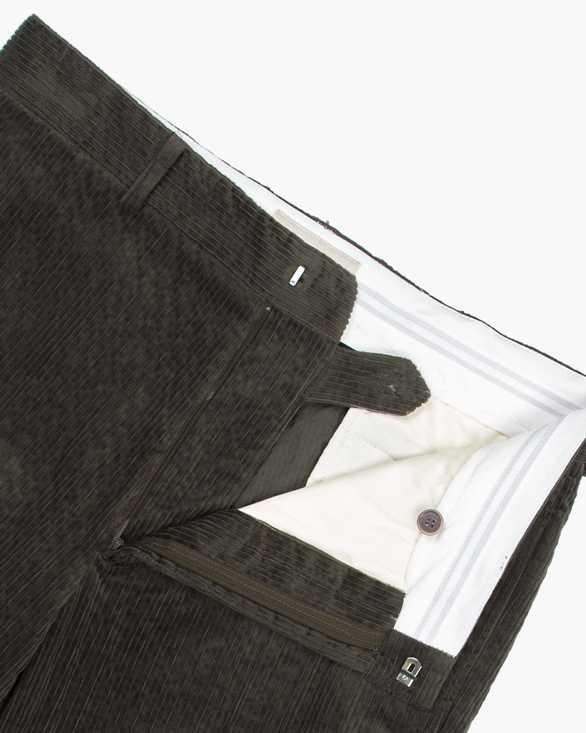 Olive Seersucker Corduroy Ivy Trouser