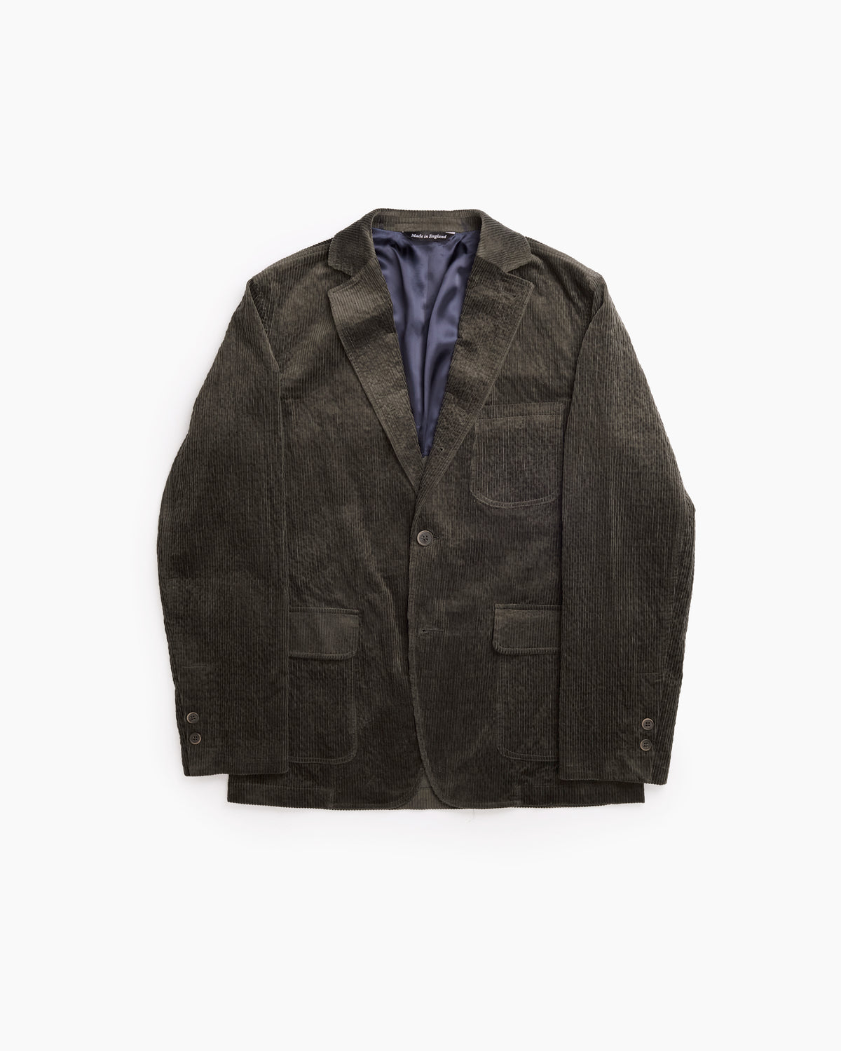 Olive Seersucker Corduroy Ivy Jacket