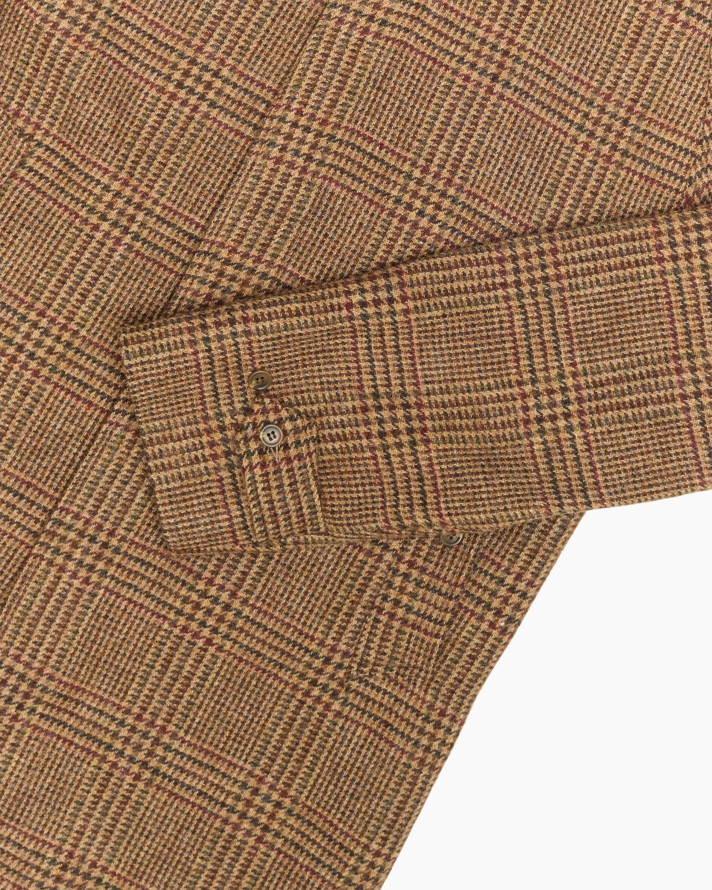 Full Length Glen Check Abraham Moon Overcoat