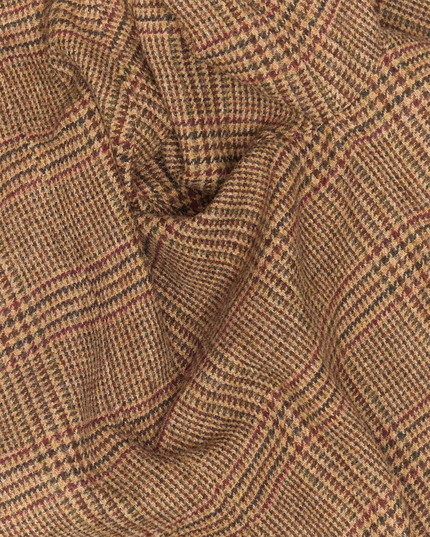 Full Length Glen Check Abraham Moon Overcoat