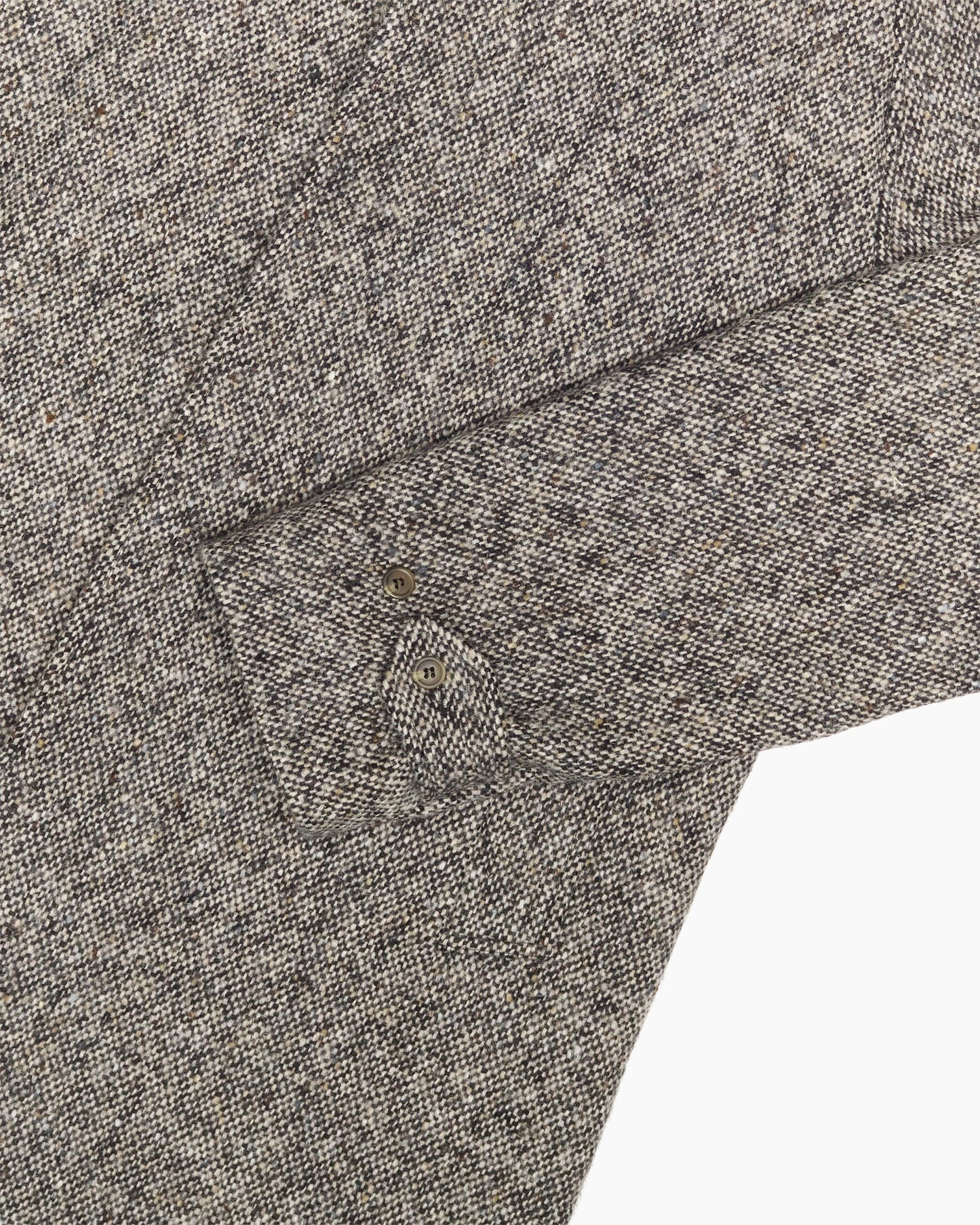 Full Length Grey 50s Donegal Magee Overcoat