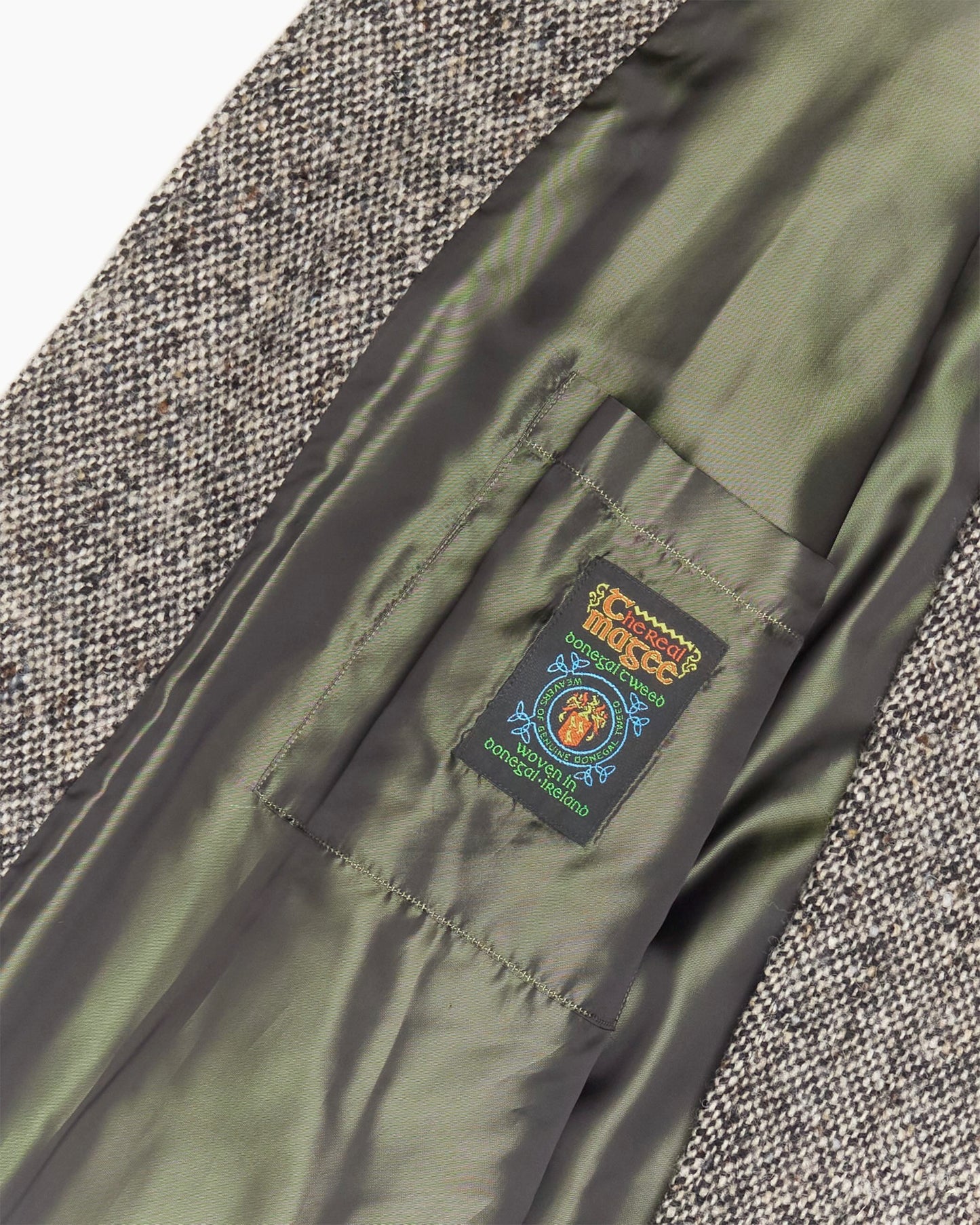 Grey 50s Donegal Magee Overcoat