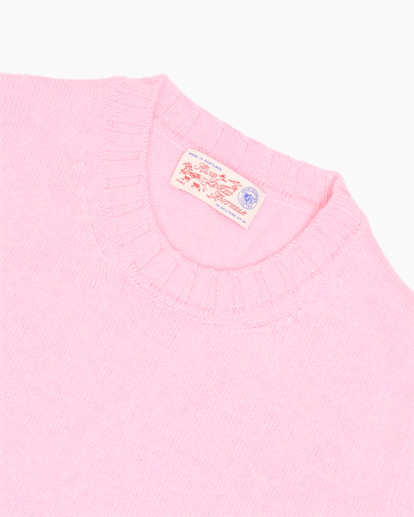 Pink Super Soft Shetland Knit Jumper