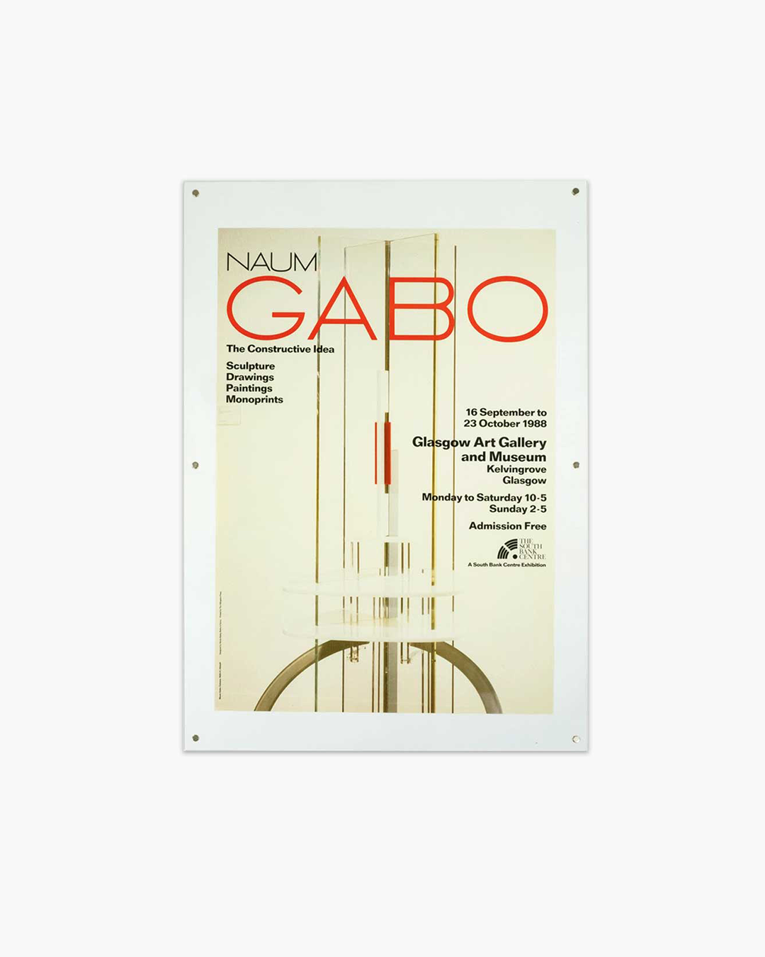 Naum Gabo Poster