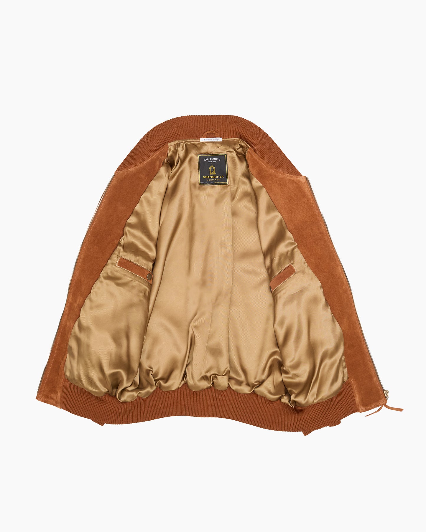 Suede '50s Bomber Jacket