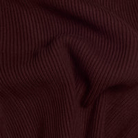 Burgundy Ribbed Shawl Collar Cardigan