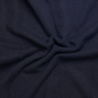 Navy Knit Shetland Polo Jumper