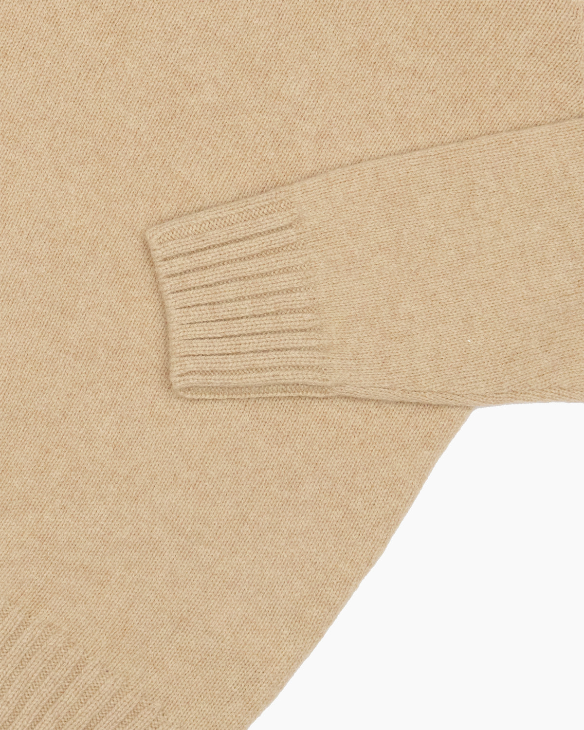 Peanut Knit Shetland Fly Polo Jumper