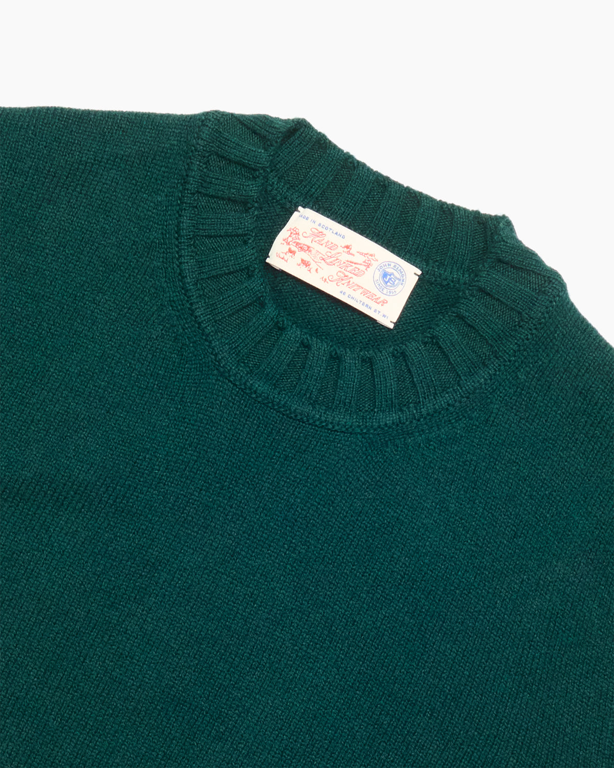Green Super Soft Shetland Knit Jumper