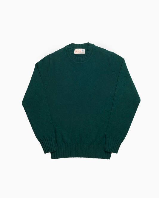 Green Super Soft Shetland Knit Jumper