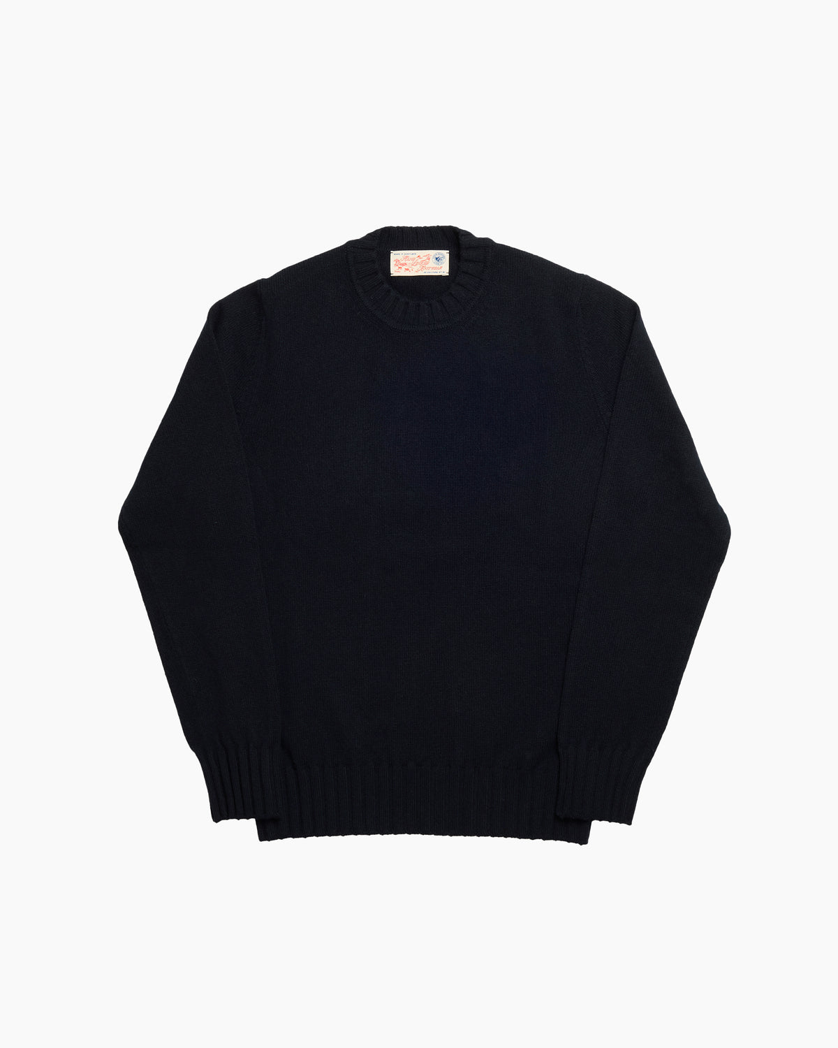 Navy Super Soft Shetland Knit Jumper