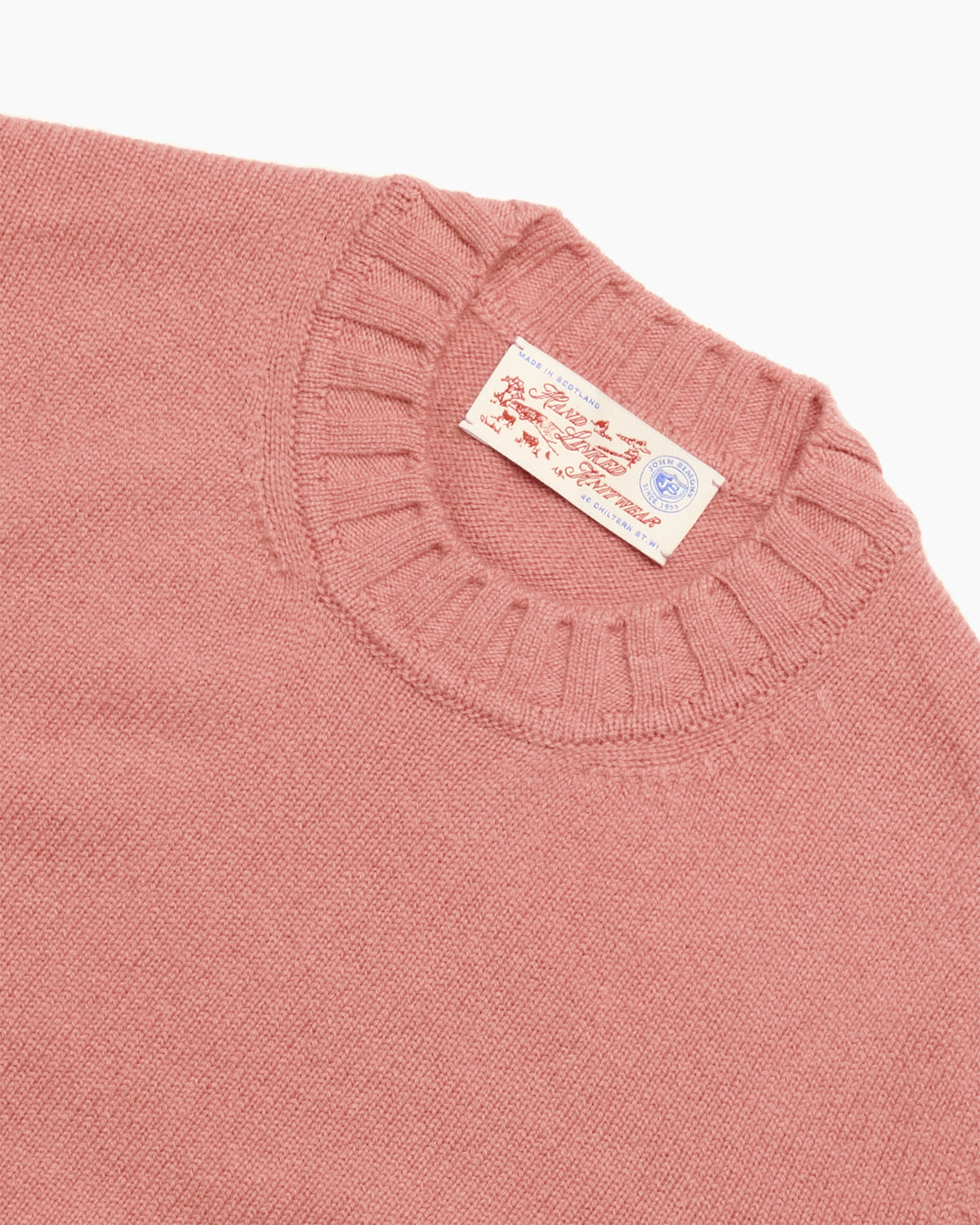 Pink Super Soft Shetland Knit Jumper