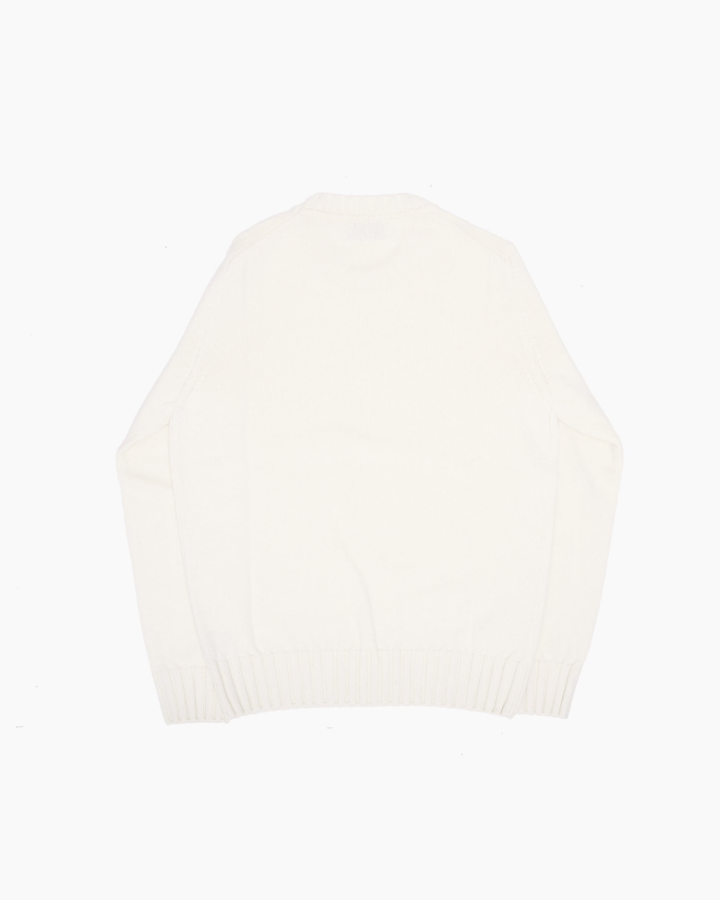 White Super Soft Shetland Knit Jumper
