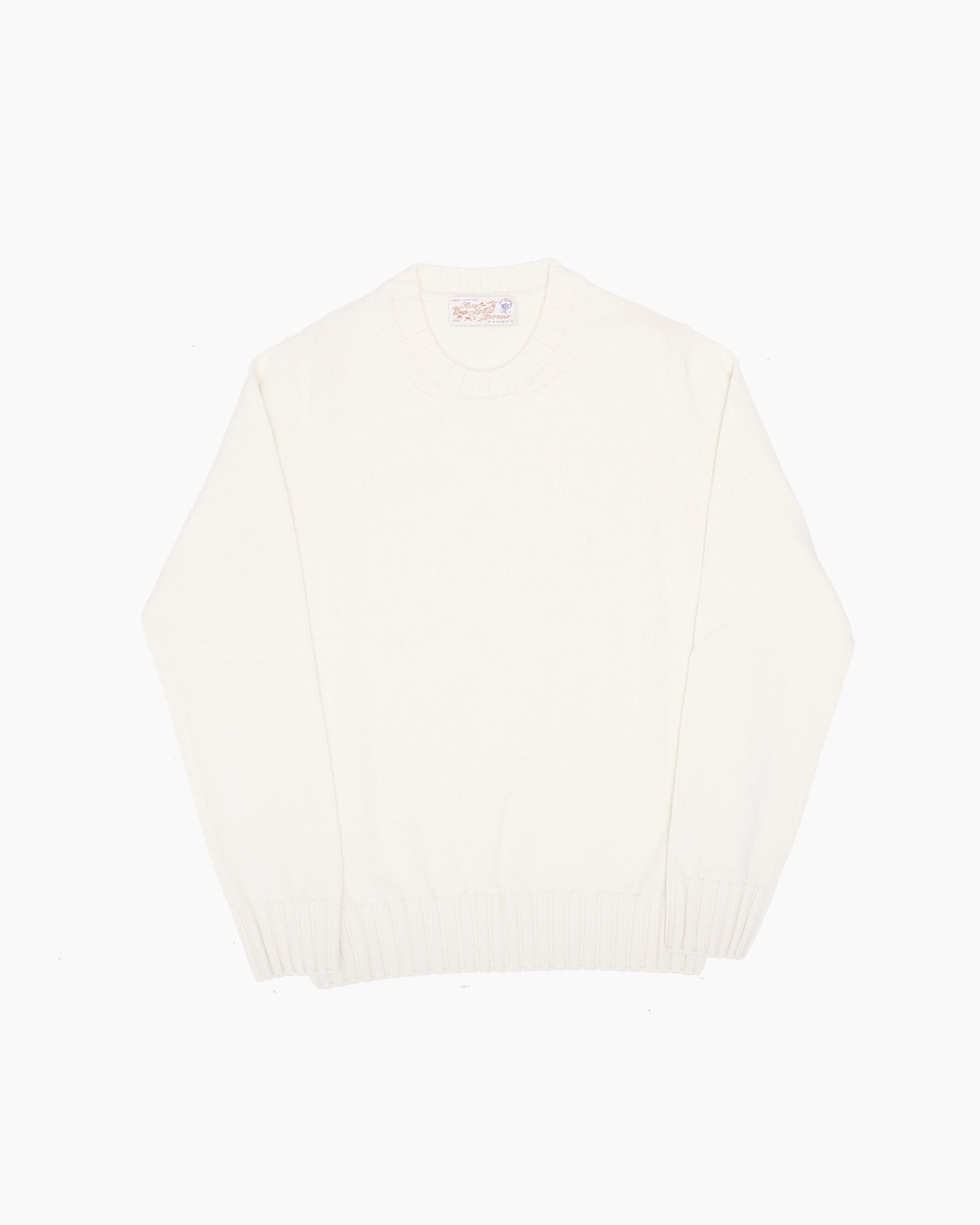 White Super Soft Shetland Knit Jumper