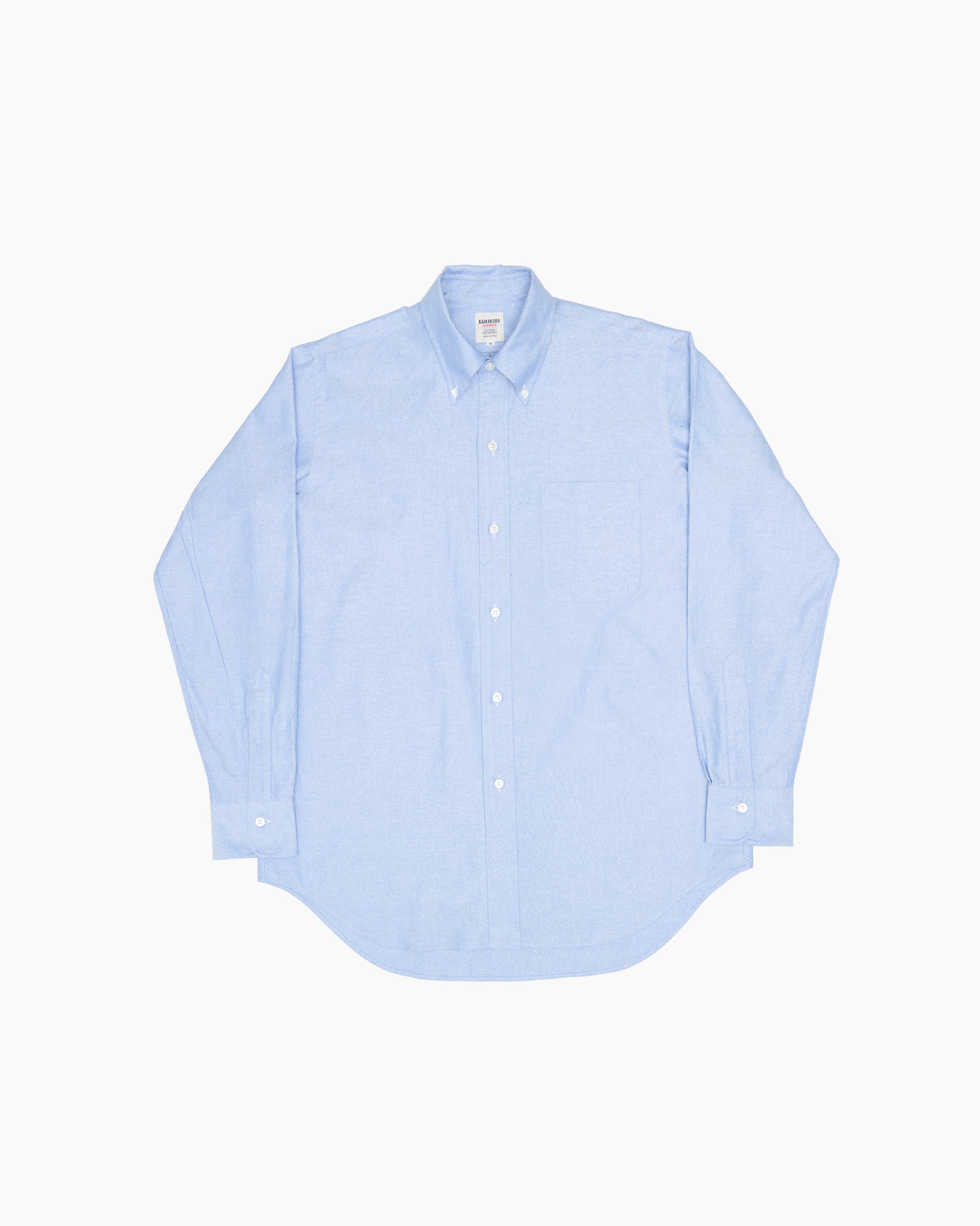 Blue Ametora Button-Down Selvedge Oxford Shirt – JOHN SIMONS