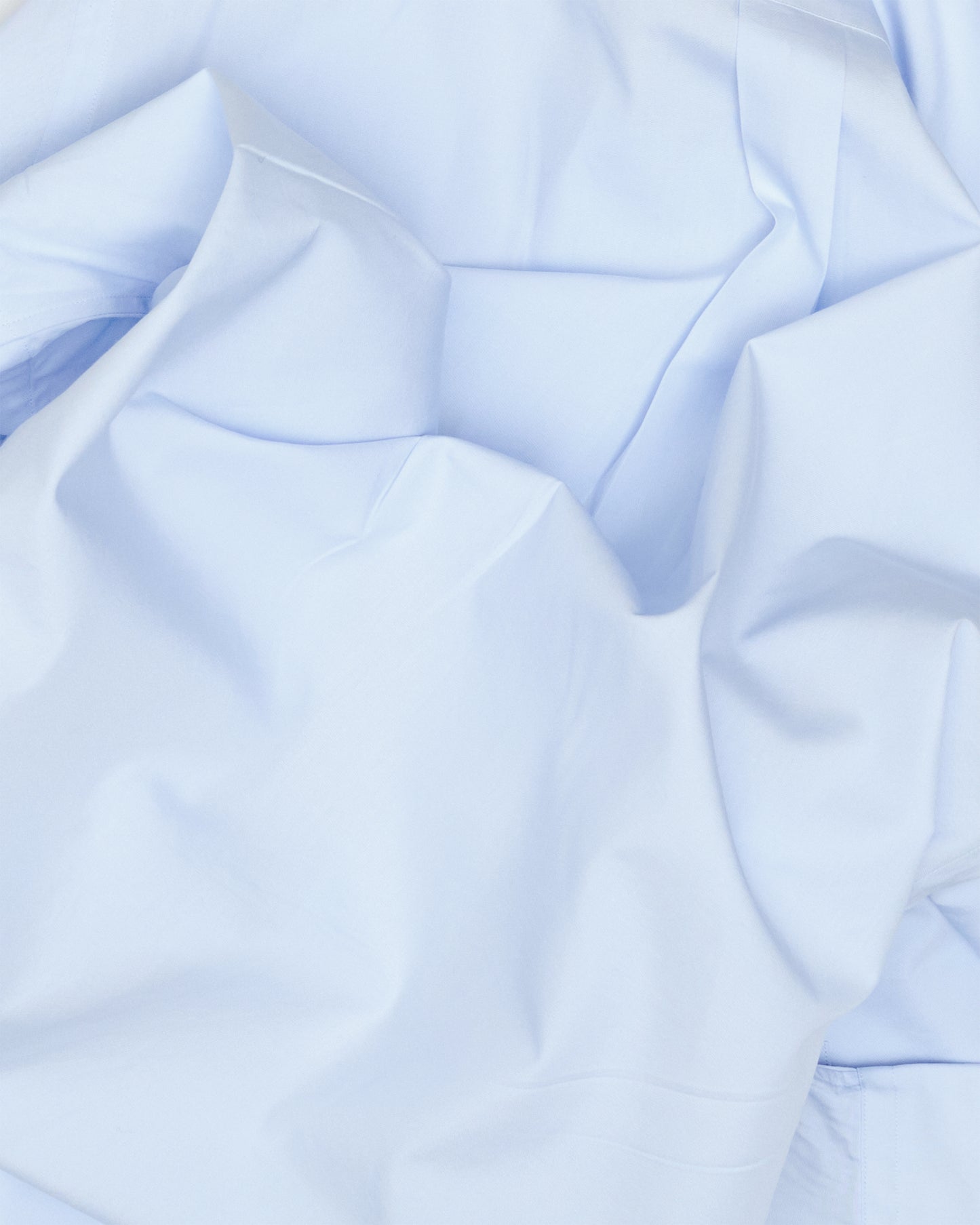 Blue Ametora Straight Collar Selvedge Poplin Shirt