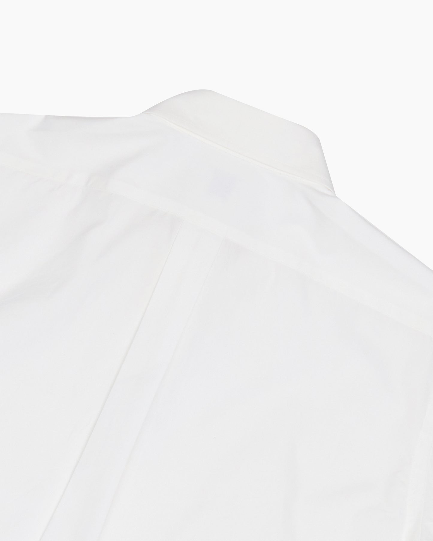 White Ametora Straight Collar Selvedge Poplin Shirt
