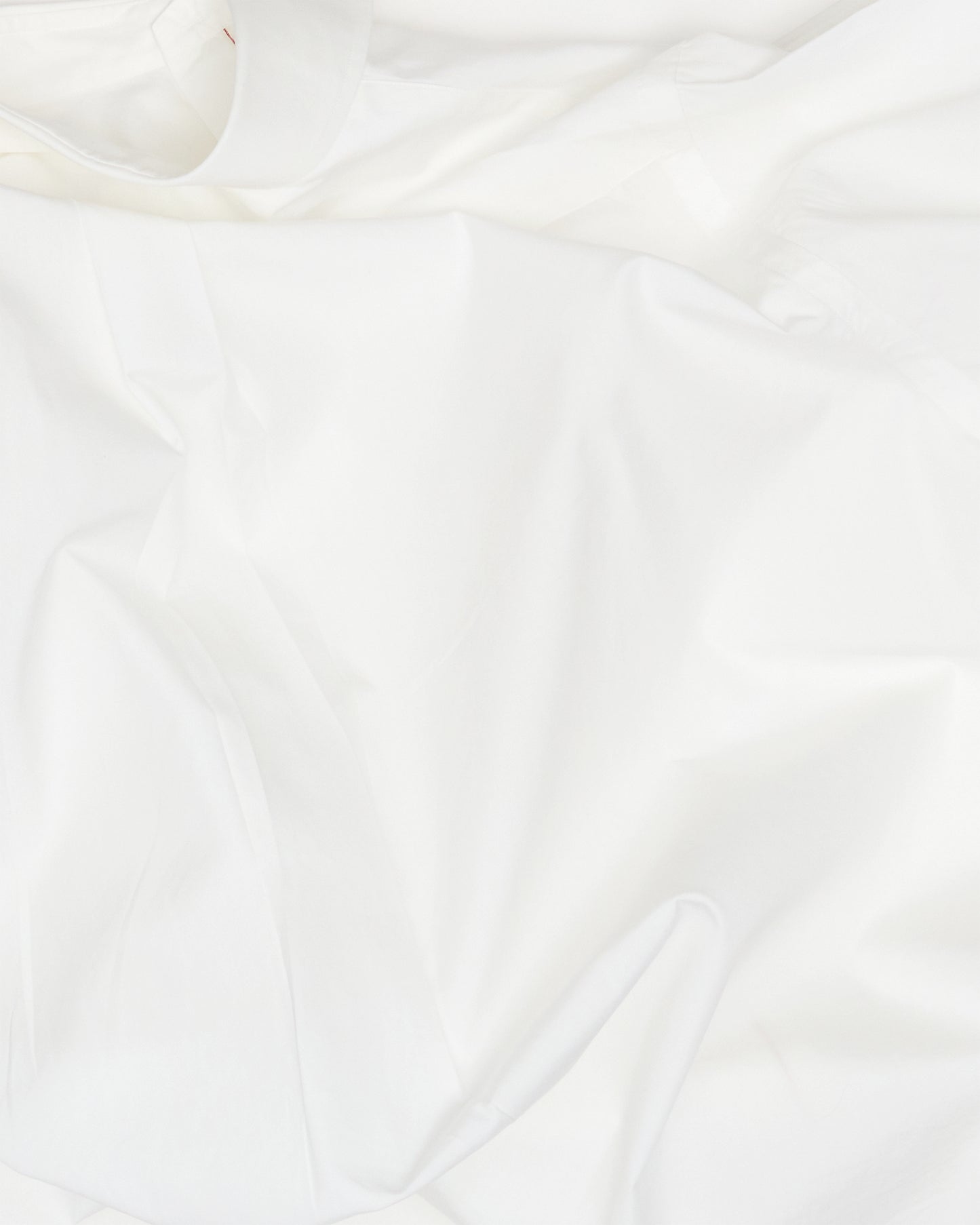 White Ametora Straight Collar Selvedge Poplin Shirt